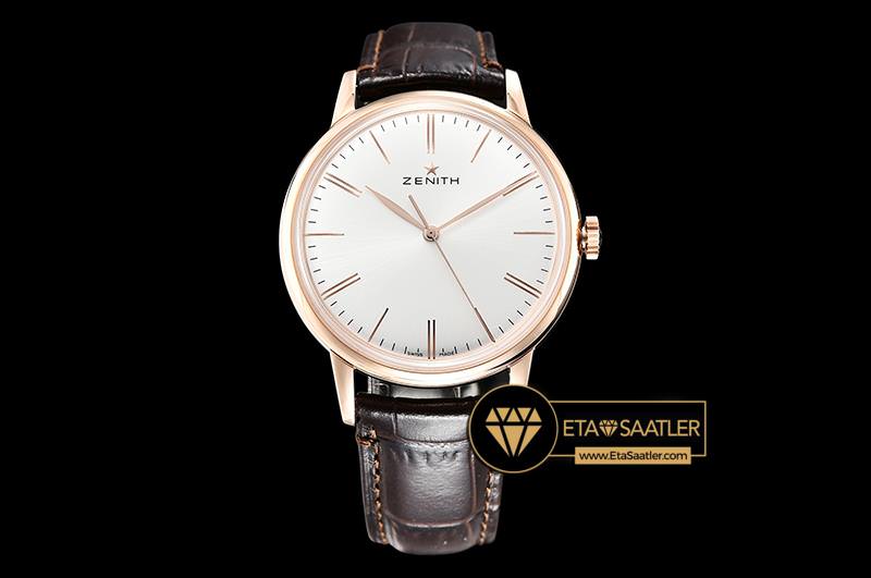 Zenith Elite 6150 -150. Yıl Özel Seri- Beyaz Kadran Kahverengi